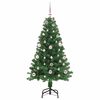 vidaXL &Aacute;rvore de Natal Artificial Verde 150 cm PVC, A&ccedil;o e Pl&aacute;stico