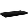 vidaXL Prateleiras de parede suspensas 2 pcs 60x23,5x3,8 cm MDF preto