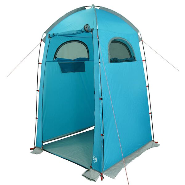 vidaXL Tenda para duche imperme&aacute;vel azul
