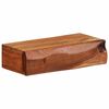 vidaXL Prateleiras parede 2 pcs 30x17x8 cm madeira de ac&aacute;cia maci&ccedil;a