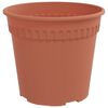 vidaXL Vasos de Plantas 6 pcs Vermelho Tijolo &Oslash; 17 x 14 cm Pl&aacute;stico