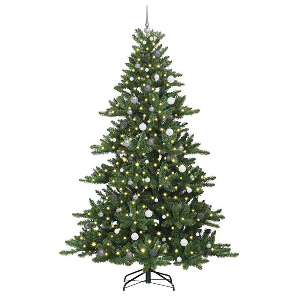 vidaXL &Aacute;rvore de Natal Articulada Artificial Verde 240 cm PVC