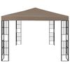 vidaXL Gazebo 4x3 m cinzento-acastanhado