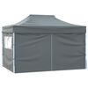 vidaXL Tenda de Festa Antracite 280 x 410 x 315 cm Tecido Oxford
