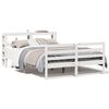 vidaXL Cama sem colch&atilde;o 150x200 cm madeira de pinho maci&ccedil;a branco