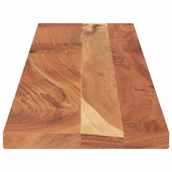 vidaXL Tampo de mesa retangular 140x40x2,5 cm madeira de ac&aacute;cia maci&ccedil;a