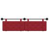vidaXL Cabeceira Suspensa Vinho Vermelho 190 x 55 x 5 cm