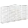 vidaXL Cestos gabi&atilde;o arqueados 5pcs 400x50x200/220cm ferro galvanizado
