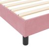 vidaXL Cama Box com cabeceira Rosa 120 x 190 cm Veludo