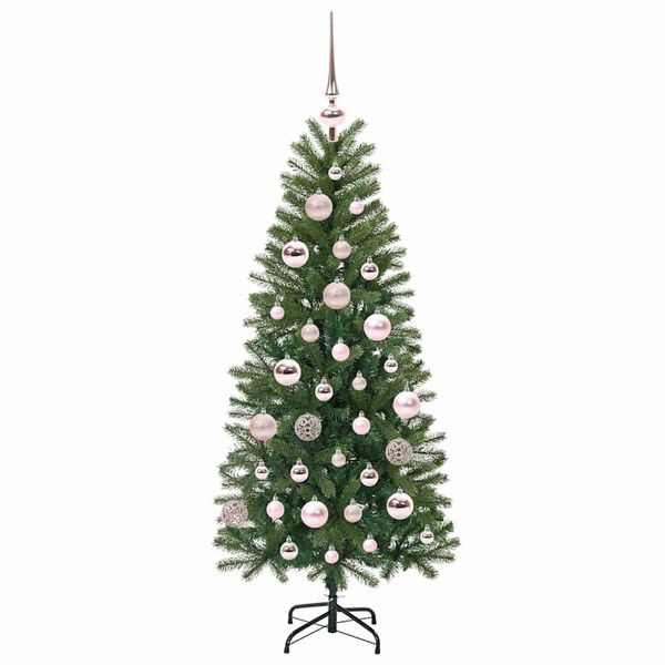 vidaXL &Aacute;rvore de Natal Artificial com 150 LEDs Verde 120 cm PE e PVC