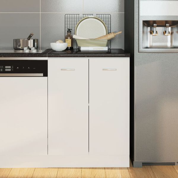 vidaXL Bancada cozinha aglomerado 60x60x2,8cm preto textura de granito