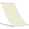 vidaXL Toldo retr&aacute;til 100x150 cm tecido e a&ccedil;o cor creme