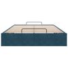 vidaXL Estrutura de cama otomana sem colch&atilde;o 120x200 cm azul escuro