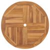 vidaXL Mesa de jardim dobrável 85x76 cm madeira teca maciça