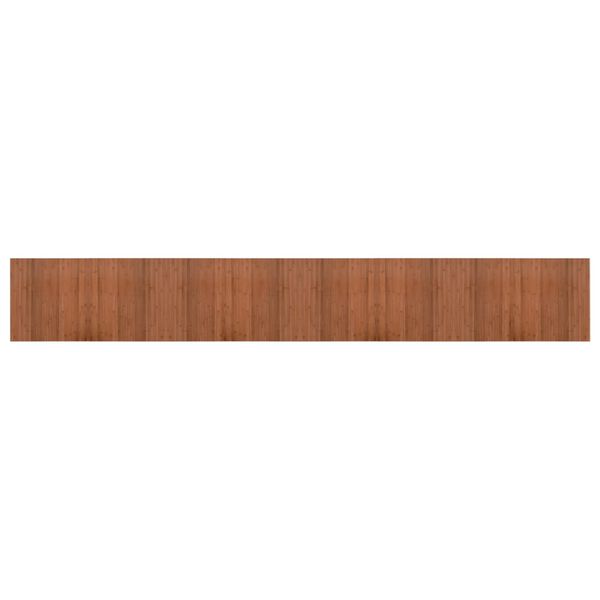 vidaXL Tapete retangular 60x400 cm bambu castanho