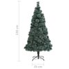 vidaXL &Aacute;rvore de Natal artificial com suporte 150 cm PET verde