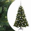 vidaXL &Aacute;rvore de Natal artificial com bolas 120 cm 150 LED