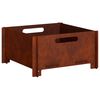 vidaXL Fire Pit Ferro Enferrujado 40 x 40 x 20 cm A&ccedil;o Corten