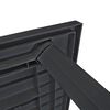 vidaXL Mesa de jardim 126x76x72 cm plástico antracite
