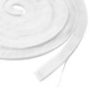 vidaXL Vedante de escova autocolante para porta 10 m PP Branco