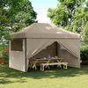 vidaXL Tenda de Festa Cinzento-acastanhado 279 x 410 x 315 cm