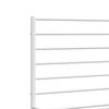 vidaXL Estrutura de cama com cabeceira e p&eacute;s 200x200 cm metal branco