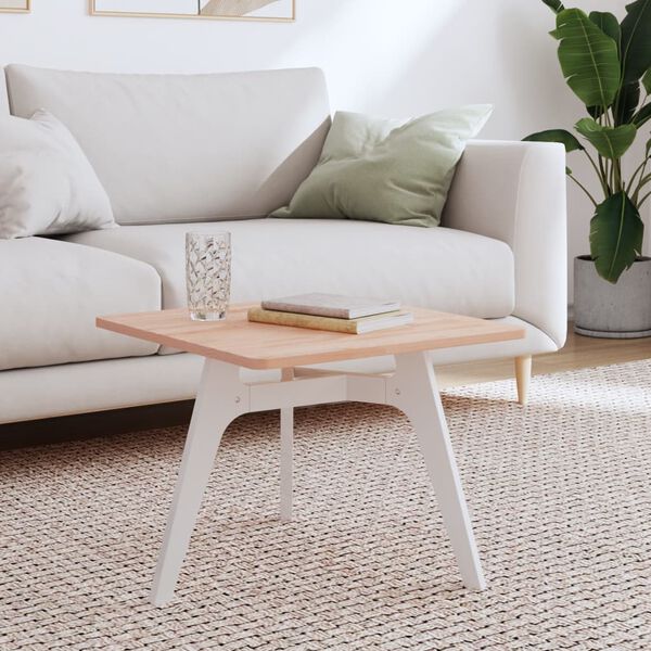 vidaXL Tampo de mesa quadrado 50x50x1,5 cm madeira de faia maciça