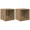 vidaXL Conjunto de m&oacute;vel de TV 2 pcs Carvalho Artesanal