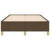 vidaXL Estrutura de cama sem colch&atilde;o 120x190cm castanho escuro
