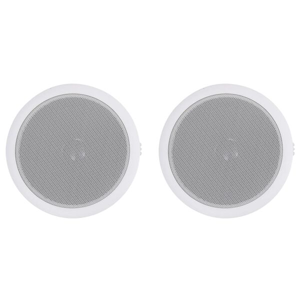 vidaXL Colunas de encastrar no teto/parede 2 pcs 120 W