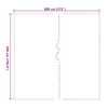 vidaXL Encerado transparente com ilh&oacute;s 5x8 m PVC