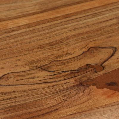 vidaXL Secretária em madeira de acácia maciça 110x50x76 cm