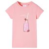 vidaXL T-shirt de crian&ccedil;a rosa 116