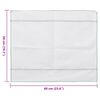 vidaXL Panos de Limpeza 5 pcs 50x60 cm branco com riscas verdes