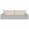 vidaXL Cama com Armazenamento Cinzento-claro 140 x 190 cm Veludo