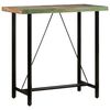 vidaXL Mesa de bar 110x55x107 cm madeira recuperada maci&ccedil;a e ferro