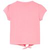 T-shirt de criança rosa fluorescente 140