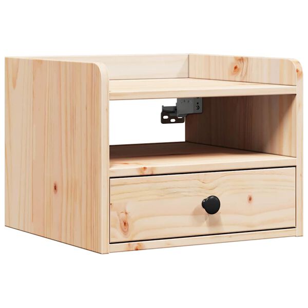 vidaXL Mesa-de-cabeceira com gaveta Castanho 38 x 36 x 29,5 cm