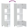 vidaXL Armários forno 2 pcs Lucca derivados de madeira branco