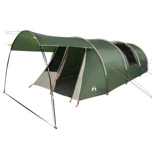 vidaXL Barraca t&uacute;nel para 4 pessoas Verde e Branco 740 x 370 x 220 cm