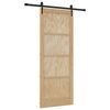 vidaXL Porta Deslizante ORKDAL Natural 83 x 211 cm