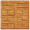 vidaXL Mesa de jantar p/ jardim 110x110x75 cm madeira de ac&aacute;cia maci&ccedil;a