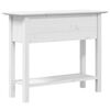 vidaXL Mesa consola BODO 91x35x74 cm madeira de pinho maciça branco