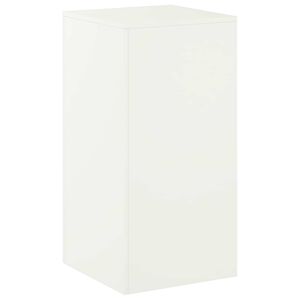 vidaXL Suporte para Plantas Branco 40 x 40 x 80 cm A&ccedil;o