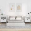 vidaXL Arm&aacute;rio de Cabeceira com gaveta 2 pcs Branco 49 x 36 x 61 cm