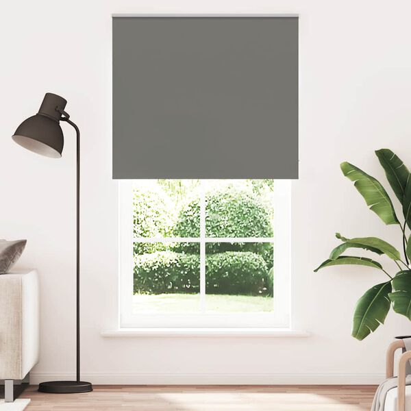 vidaXL Persiana de enrolar 120x210 cm largura tecido 116,6cm poli&eacute;ster