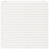 vidaXL Vaso/floreira de jardim 70x40x68,5 cm pinho maci&ccedil;o branco
