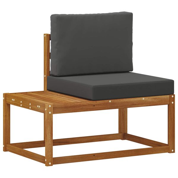 vidaXL Conjunto de Sof&aacute;s para Exterior com almofada 2 pcs Natural