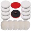 vidaXL 14 pcs conjunto de discos de polir 180 mm