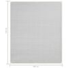 vidaXL Tela anti-insetos magnética janela 100x120cm fibra vidro branco